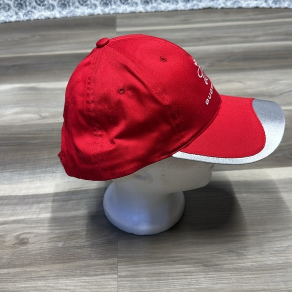 Budweiser Red and White Baseball Cap - Picture 3 of 7